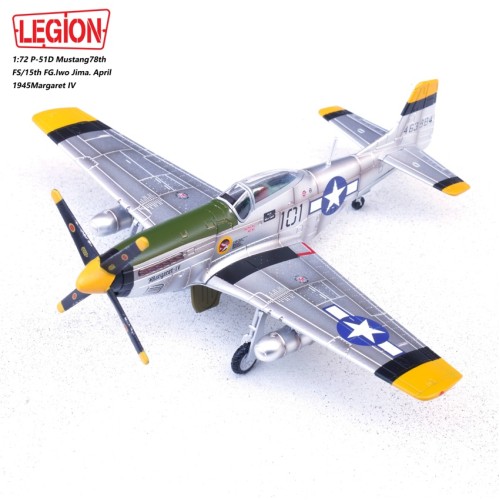 PAN14663LF - 1/72 P-51D MUSTANG 78TH FS/15TH FG, IWO JIMA, APRIL 1945 MARGARET IV (LEGION SERIES)