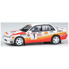 PAR65111 - 1/64 MITSUBISHI GALANT VR-4 APRC RALLY MALAYSIA 1991 NO.1 (RHD)