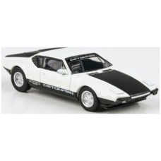 PAR65646 - 1/64 DE TOMASO PANTERA WHITE/BLACK 1972 (RHD)