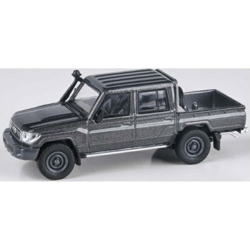 PAR65682 - 1/64 TOYOTA LAND CRUISER DOUBLE CAB LC79 GRAPHITE GREY 2014 (RHD)