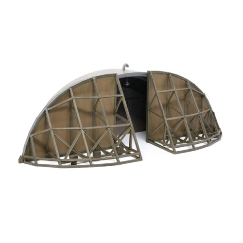 PKSC001 - 1/72 LOW RELIEF HARDENED AIRCRAFT SHELTER
