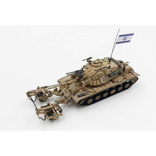 PMAP0337 - 1/72 IDF M60A1 BLAZER WITH KMT-4 MINE ROLLER MID EAST WARS