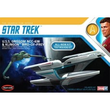 POL957 - 1/1000 STAR TREK U.S.S. GRISSOM / KLINGON BOP (PLASTIC KIT)