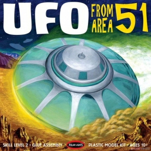 POL982 - 1/48 AREA 51 UFO (PLASTIC KIT)
