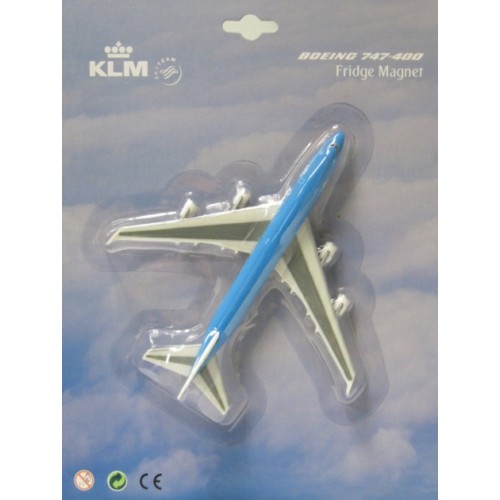 PPC220259 - KLM BOEING 747-400 FRIDGE MAGNET