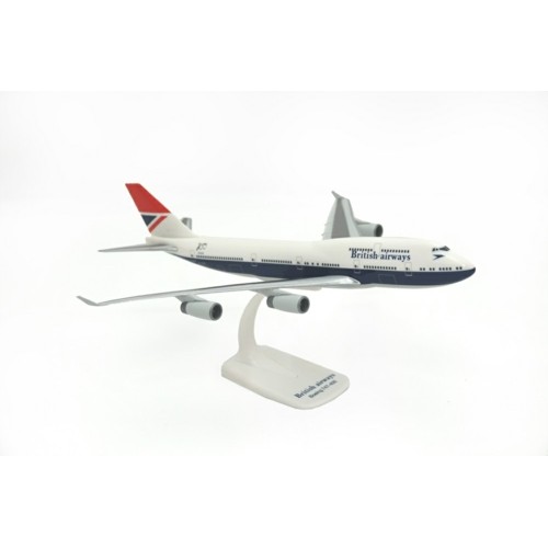 PPCBANEGUSB747 - 1/250 BRITISH AIRWAYS B747-400 RETRO LIVERY NEGUS SNAP-FIT