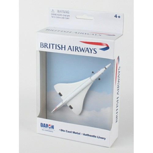 PPDAR98845 - BRITISH AIRWAYS CONCORDE TOY DIECAST AIRLINER