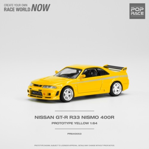 PR640053 - 1/64 NISSAN GT-R NISMO 400R PROTOTYPE YELLOW