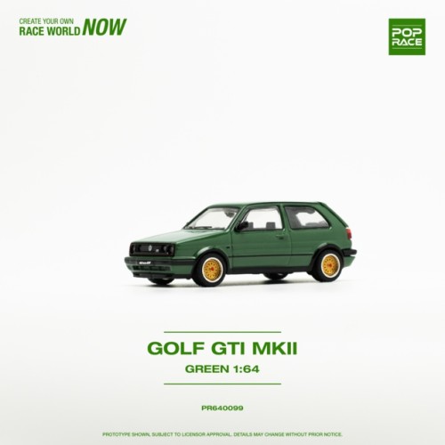 PR640099 - 1/64 GOLF GTI MKII OAK GREEN