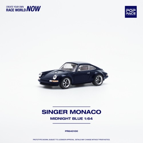 PR640100 - 1/64 SINGER MONACO (MIDNIGHT BLUE)