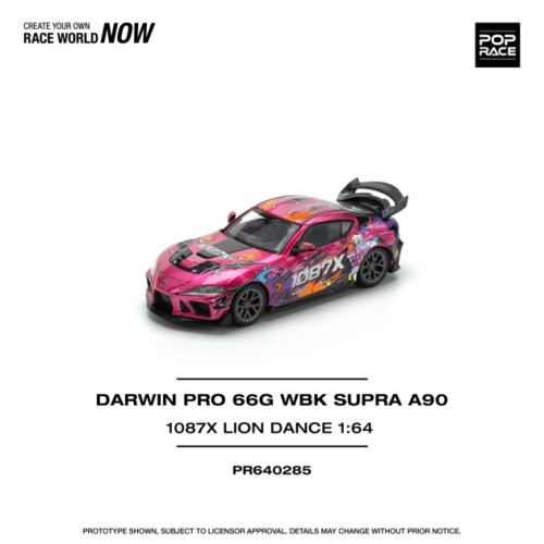 PR640285 - 1/64 DARWIN PRO 66G WBK SUPRA (A90) - 1087X LION DANCE