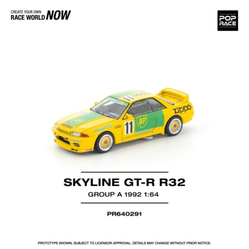 PR640291 - 1/64 SKYLINE GT-R R32 GROUP A 1992