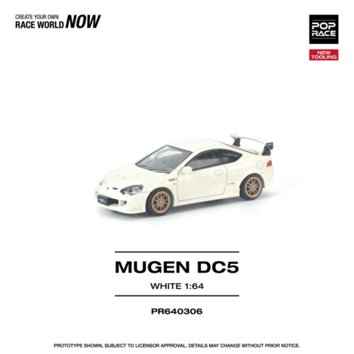PR640306 - 1/64 HONDA DC5 MUGEN WHITE NEW TOOLING