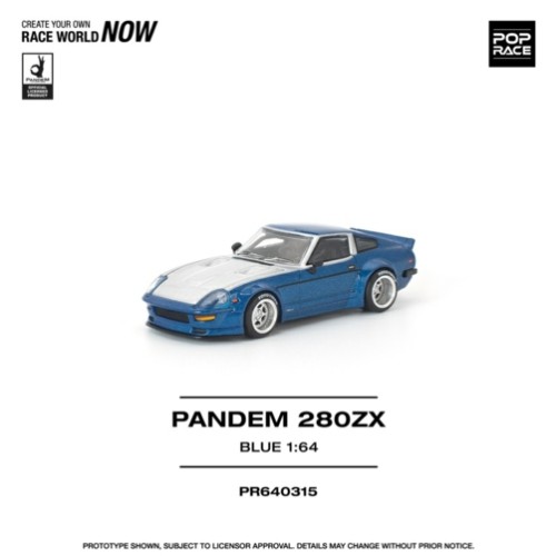PR640315 - 1/64 PANDEM 280ZX BLUE