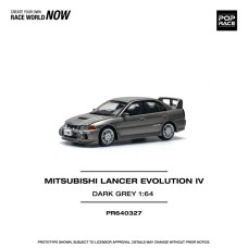 PR640327 - 1/64 MITSUBISHI LANCER EVOLUTION IV DARK GREY