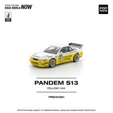 PR640361 - 1/64 PANDEM SILVIA S13 2020 D1 LIGHTS YELLOW/WHITE