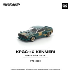 PR640366 - 1/64 KPGC110 KENMERI RACING NO.73 GREEN/GOLD