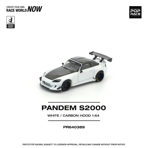 PR640389 - 1/64 PANDEM S2000 SOFTTOP WHITE TOOLING VARIANT