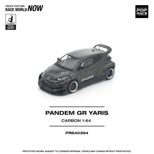 PR640394 - 1/64 PANDEM GR YARIS CARBON EDITION