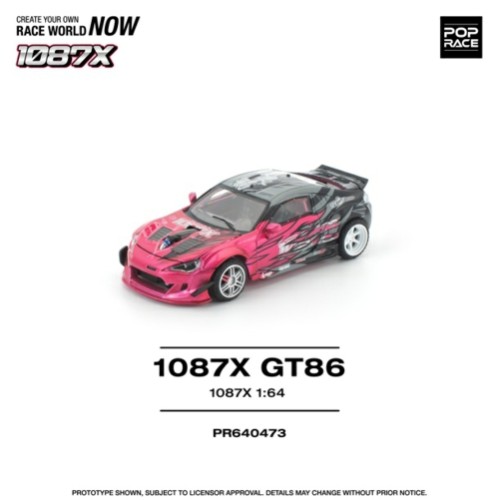 PR640473 - 1/64 1087X GT86 (NEW TOOLING)