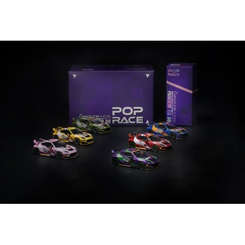 1/64 POP RACE x EVANGELION RACING PANDEM GR 86 BLIND BOX SERIES 1/64 POP RACE x EVANGELION RACING PANDEM GR 86 BLIND BOX SERIES