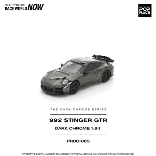 PRDC005 - 1/64 992 STINGER GTR DARK CHROME