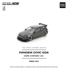 PRDC007 - 1/64 PANDEM CIVIC EG6 DARK CHROME