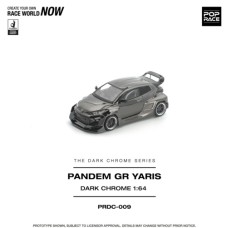 PRDC009 - 1/64 PANDEM GR YARIS DARK CHROME