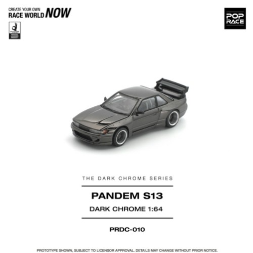 PRDC010 - 1/64 PANDEM S13 DARK CHROME