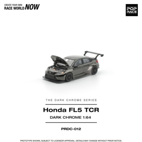 PRDC012 - 1/64 HONDA CIVIC FL5 TCR DARK CHROME