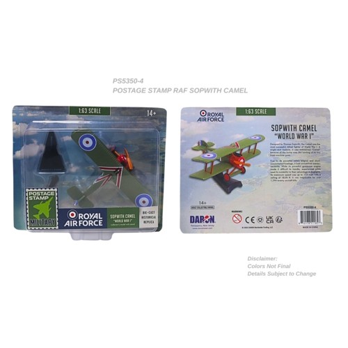 PS5350-4 - 1/63 RAF SOPWITH CAMEL WORLD WAR I PS5350-4 - 1/63 RAF SOPWITH CAMEL WORLD WAR I
