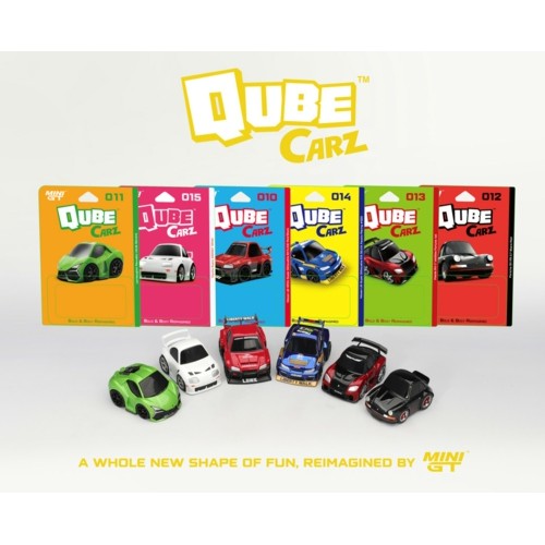 QZ002PACK6 - QUBECARZ SERIES 2 INNER PACK COMPLETE SET OF 6 STYLE CARS
