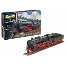 R02168 - 1/87 EXPRESS LOCOMOTIVE S 3/6 BR18(5) WITH TENDER 22T (PLASTIC KIT)