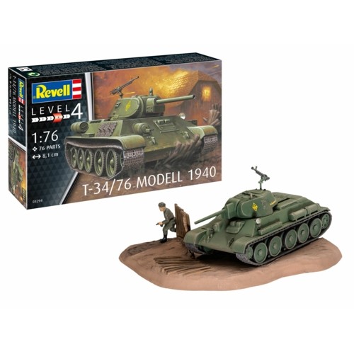 R03294 - 1/76 T-34/76 MODEL 1940 (PLASTIC KIT)