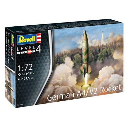 R03309 - 1/72 GERMAN A4/V2 ROCKET (PLASTIC KIT)