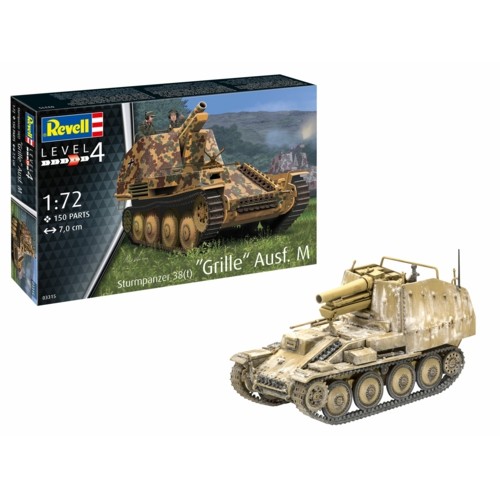 R03315 - 1/72 STURMPANZER 38(T) GRILLE AUSF. M (PLASTIC KIT)