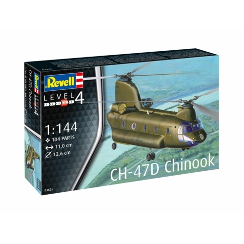 R03825 - 1/144 CH-47D CHINOOK (PLASTIC KIT)