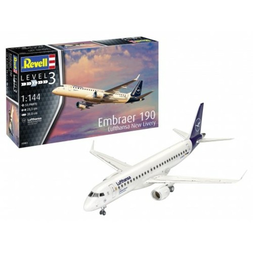 R03883 - 1/144 EMBRAER 190 LUFTHANSA NEW LIVERY (PLASTIC KIT)