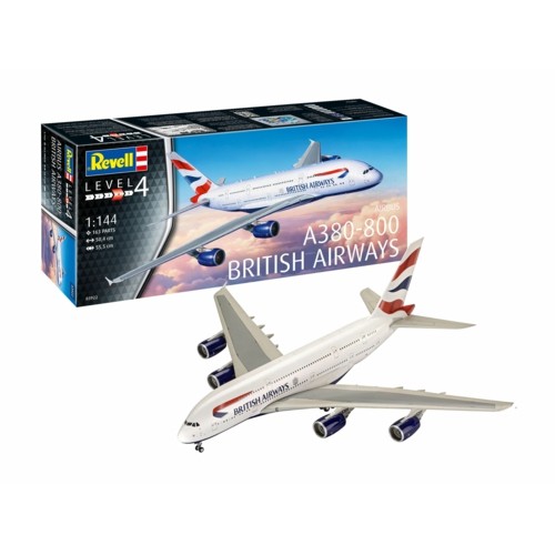 R03922 - 1/144 A380-800 BRITISH AIRWAYS (PLASTIC KIT)