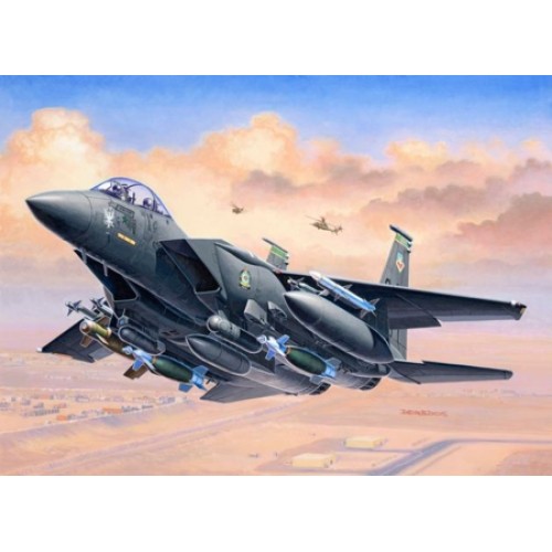 R03972 - 1/144 F-15E STRIKE EAGLE AND BOMBS (PLASTIC KIT)