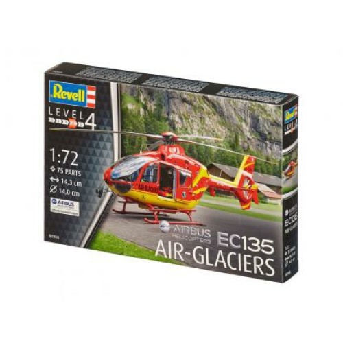 R04986 - 1/72 EC 135 AIR GLACIERS (PLASTIC KIT)