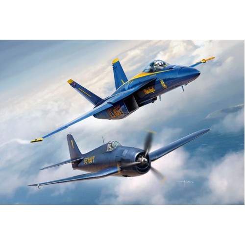 R05613 - 1/72 GIFT SET BLUE ANGELS 80 YEARS (PLASTIC KIT)
