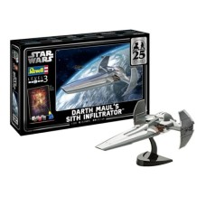 R05638 - 1/120 GIFT SET DARTH MAULS SITH INFILTRATOR: EP1 25TH ANNIVERSAY STAR WARS (PLASTIC KIT)