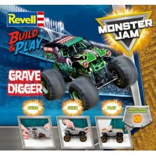 R06560 - 1/25 GRAVE DIGGER (W/SOUND) - MONSTER JAM: BUILD AND PLAY (PLASTIC KIT)