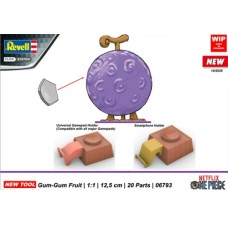 R06793 - 1/1 GOMU GOMU NO MI DEVIL FRUIT: ONE PIECE(EASY-CLICK) (PLASTIC KIT)
