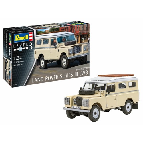 R07056 - 1/24 LAND ROVER SERIES III LWB (COMMERCIAL) (PLASTIC KIT)