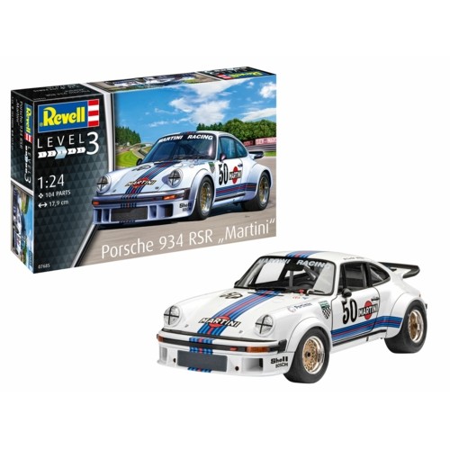 R07685 - 1/24 PORSCHE 934 RSR MARTINI RACING (PLASTIC KIT)