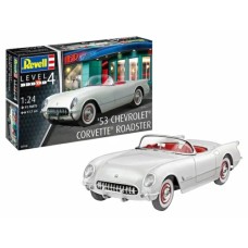 R07718 - 1/24 53 CHEVROLET CORVETTE ROADSTER (PLASTIC KIT)