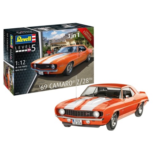 R07727 - 1/12 69 CHEVY CAMARO (PLASTIC KIT)