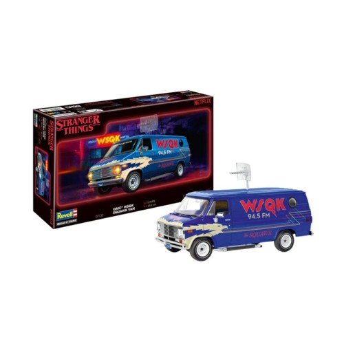 R07732 - 1/25 GMC WSQK SQUAWK VAN STRANGER THINGS (PLASTIC KIT) R07732 - 1/25 GMC WSQK SQUAWK VAN STRANGER THINGS (PLASTIC KIT)